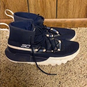 UA Curry 3Zero Navy Size 9.5